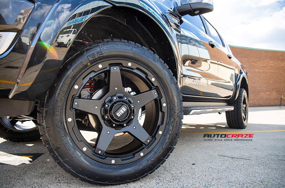 FORD RANGER GD04 MATTE BLACK
